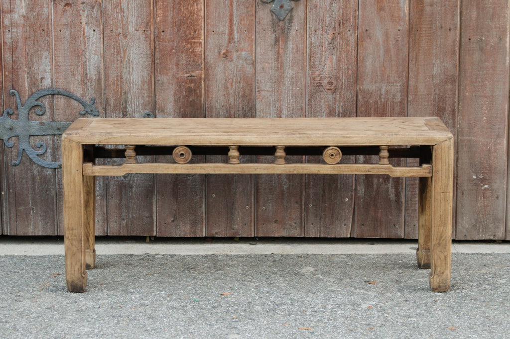 Charming Nanmu Asian Bench