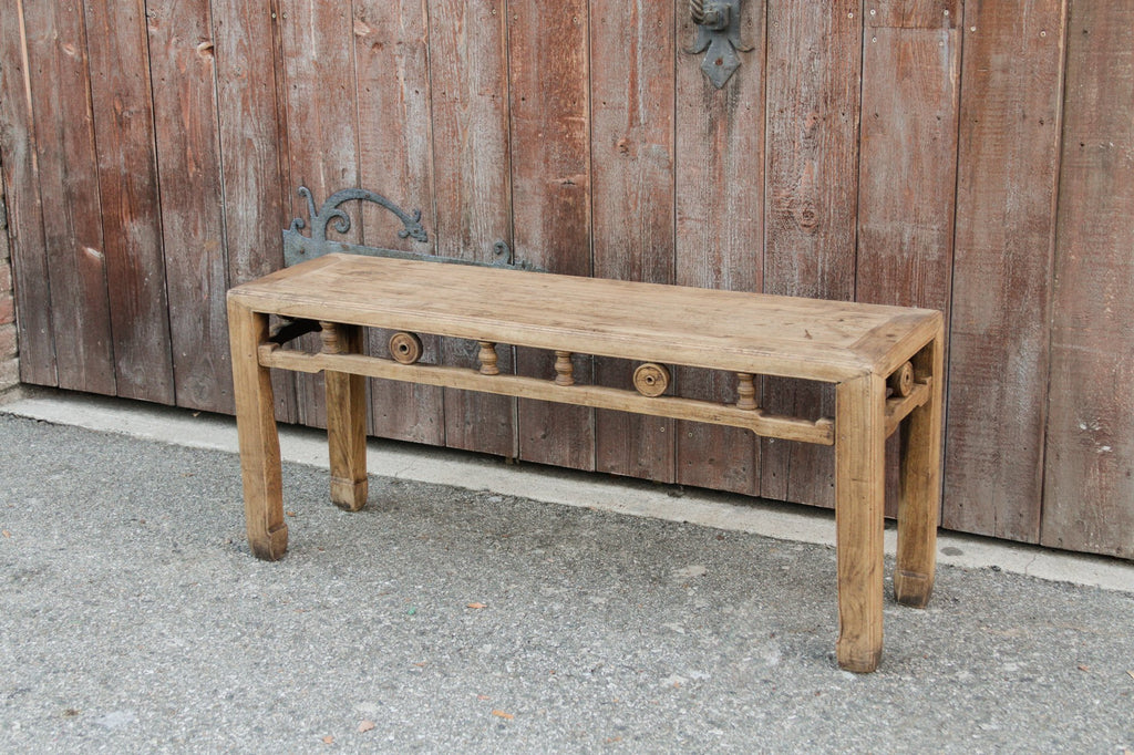Charming Nanmu Asian Bench