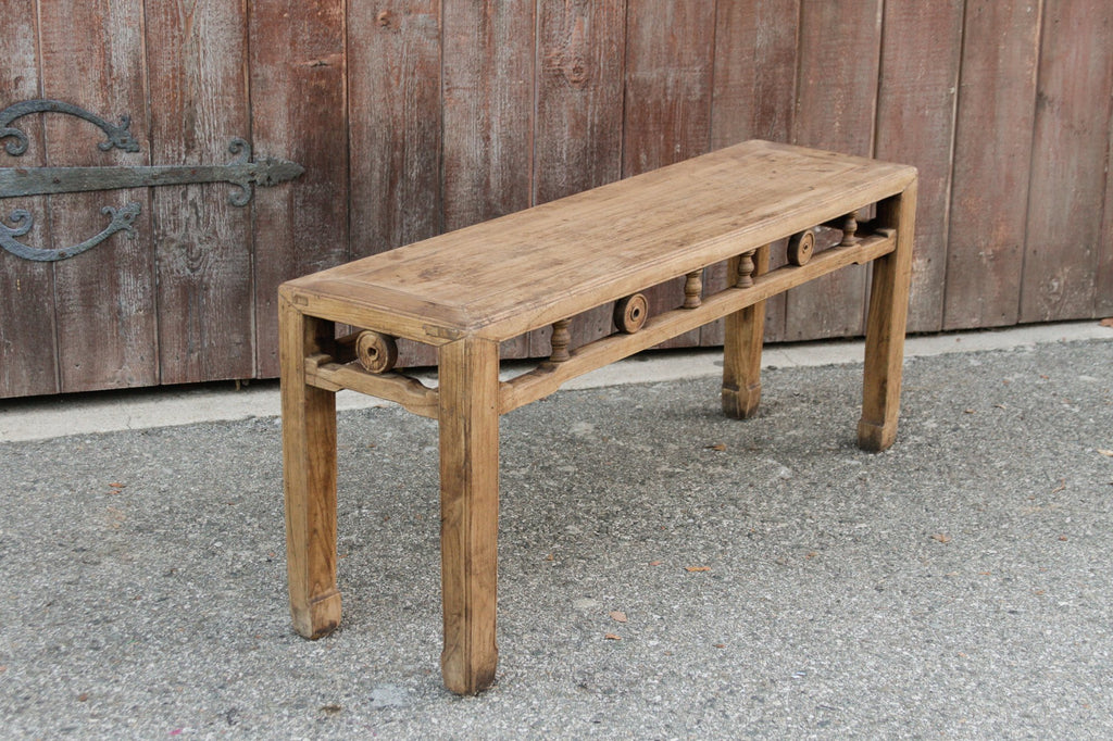 Charming Nanmu Asian Bench