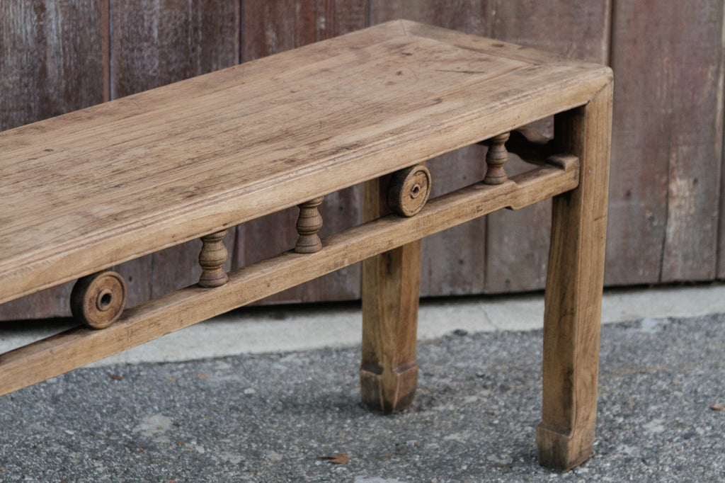 Charming Nanmu Asian Bench