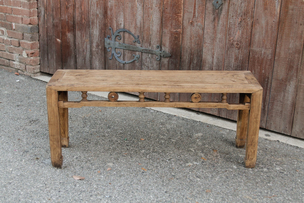 Charming Nanmu Asian Bench