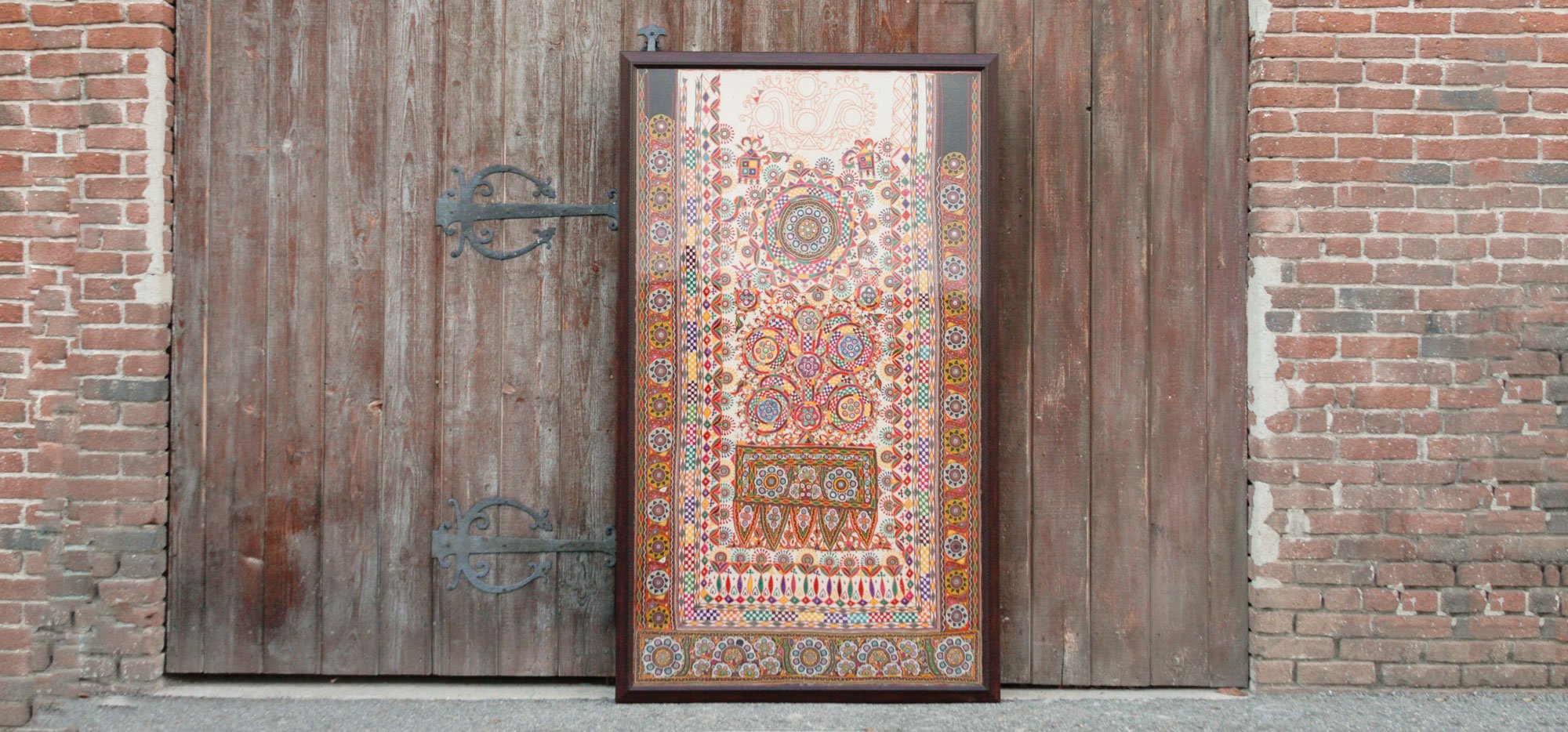 Rabari Barmer Antique Frame Tapestry