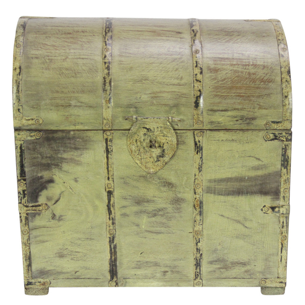 Yellow Painted Wine Box