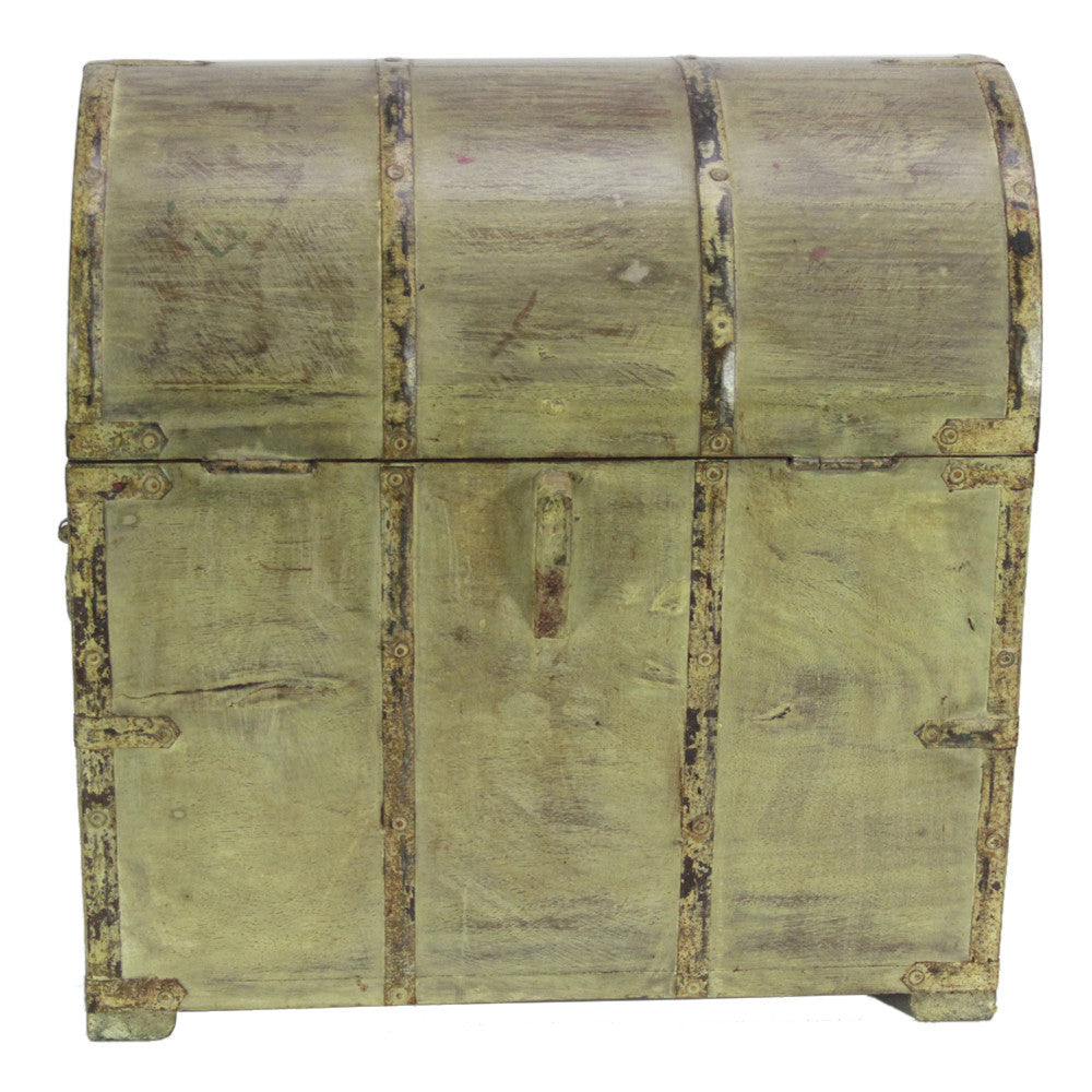 Yellow Painted Wine Box