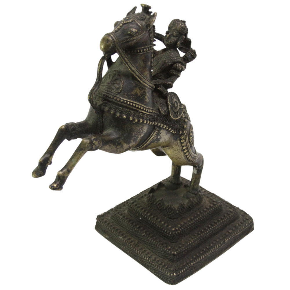 Bastar Bronze Horseback Warrior
