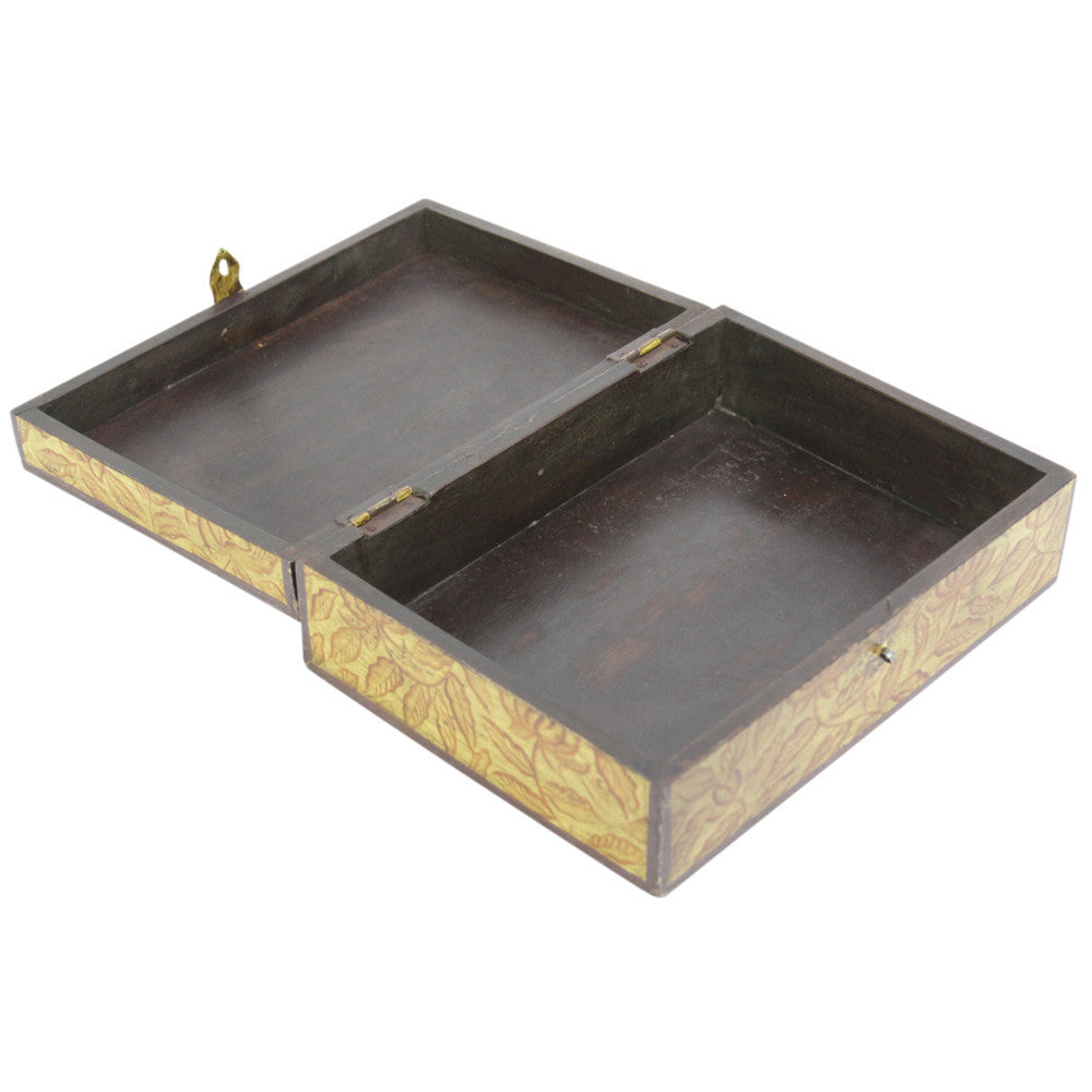 Floral Painted Jewelry Box