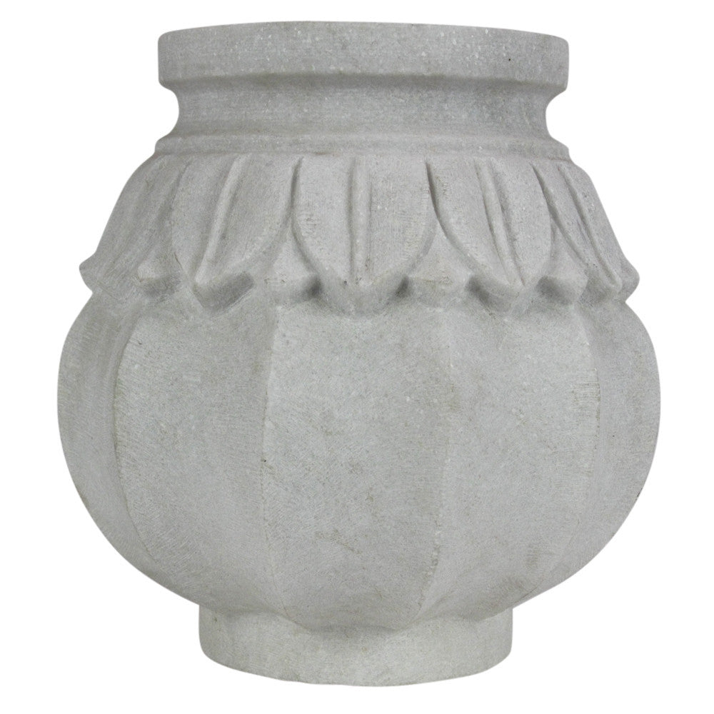 Large Carved Marble Vase