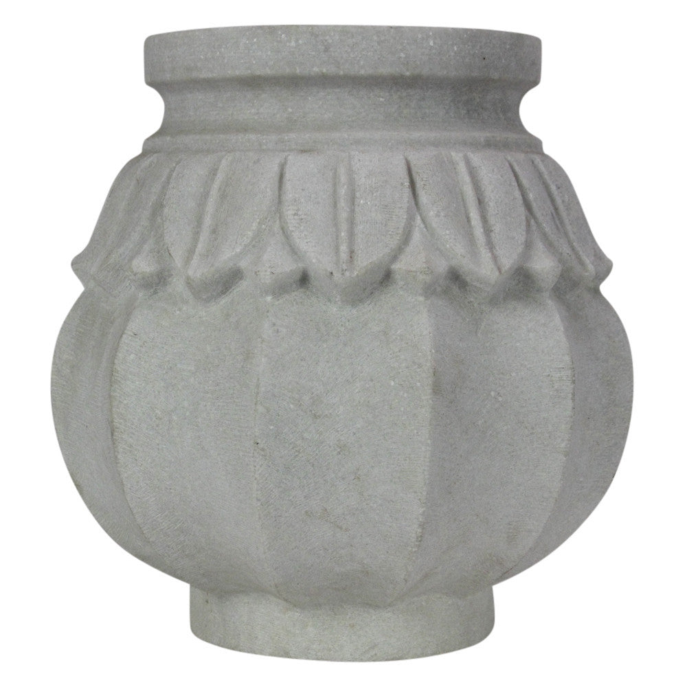 Large Carved Marble Vase