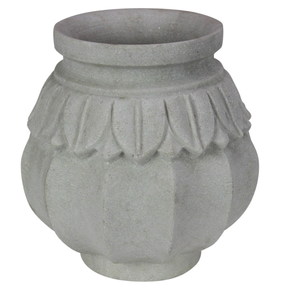 Large Carved Marble Vase