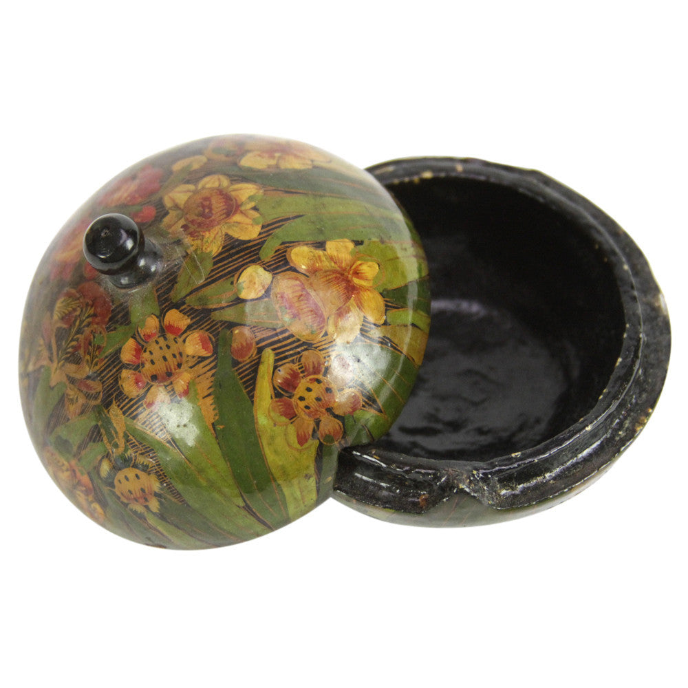 Petite Floral Kashmiri Painted Box