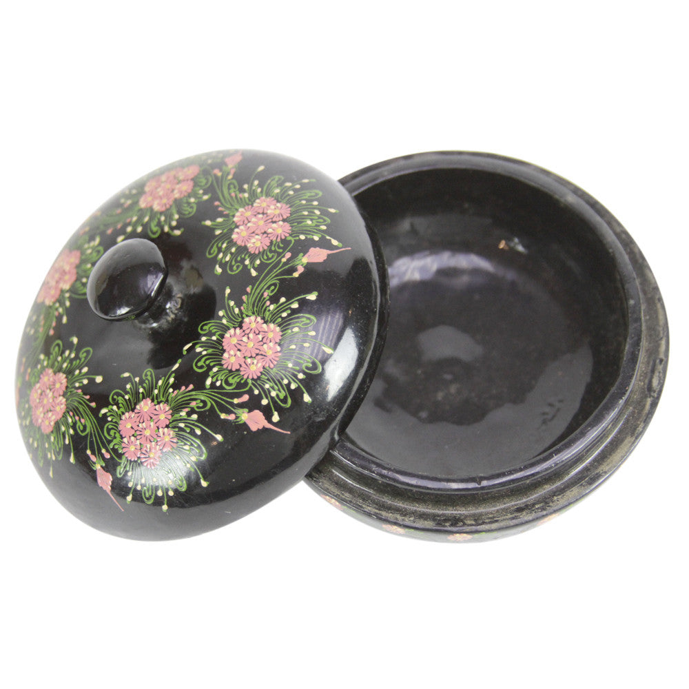 Ebony Floral Kashmiri Painted Box