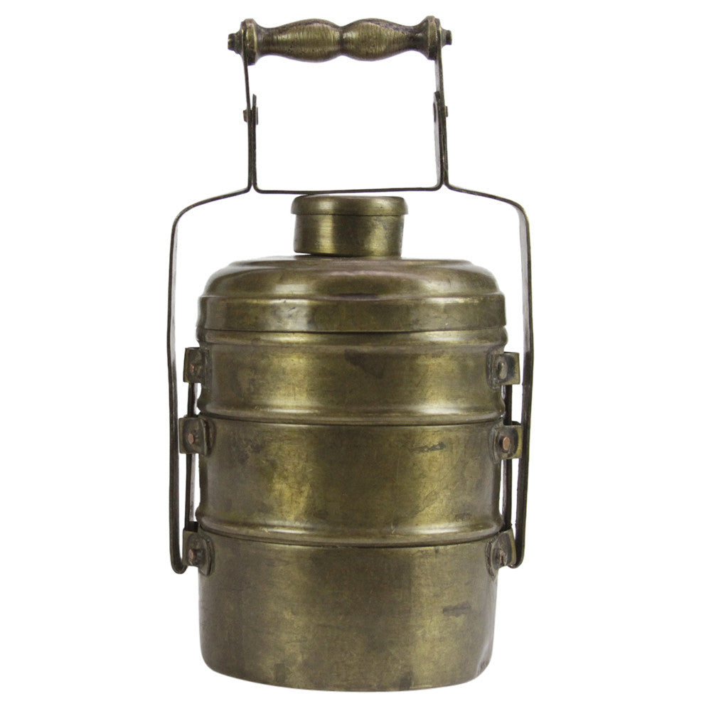 Petite Brass Lunch Box