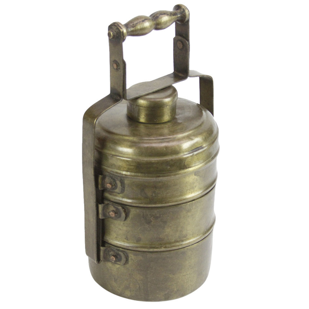 Petite Brass Lunch Box