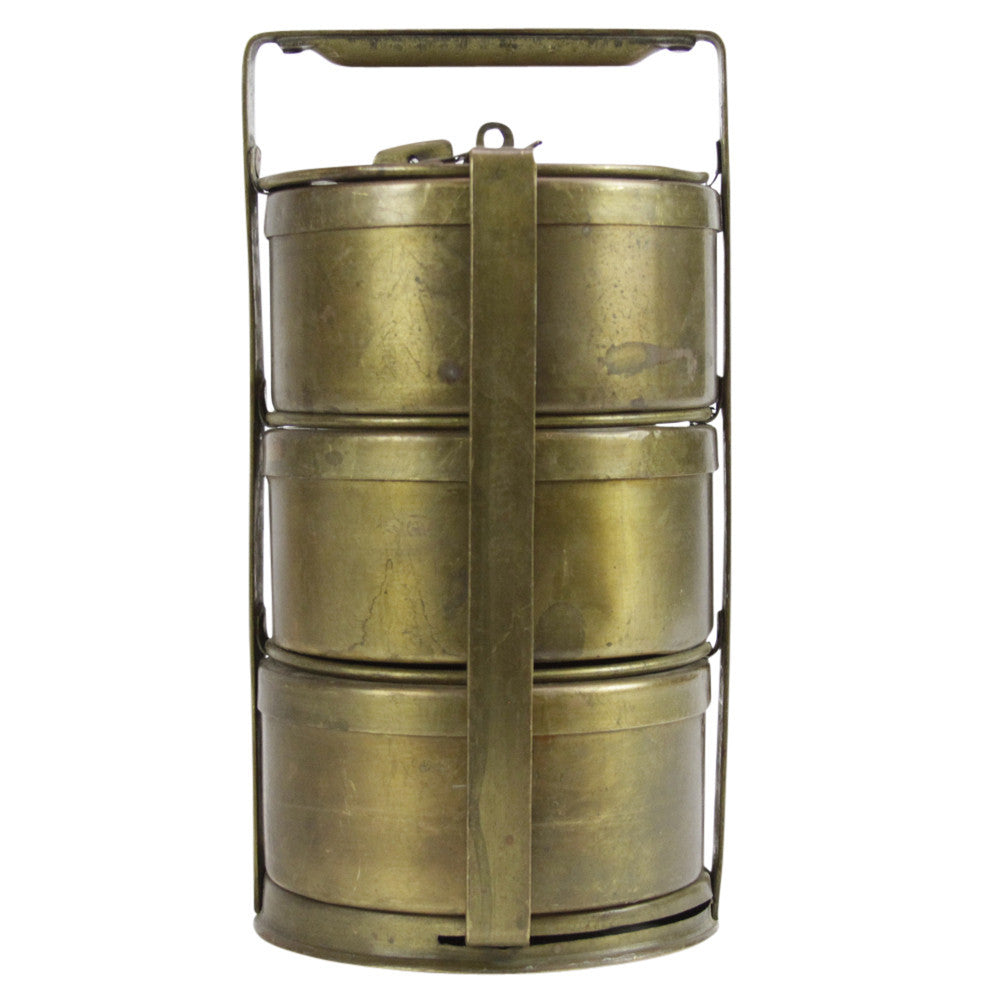 Vintage Brass Lunch Box