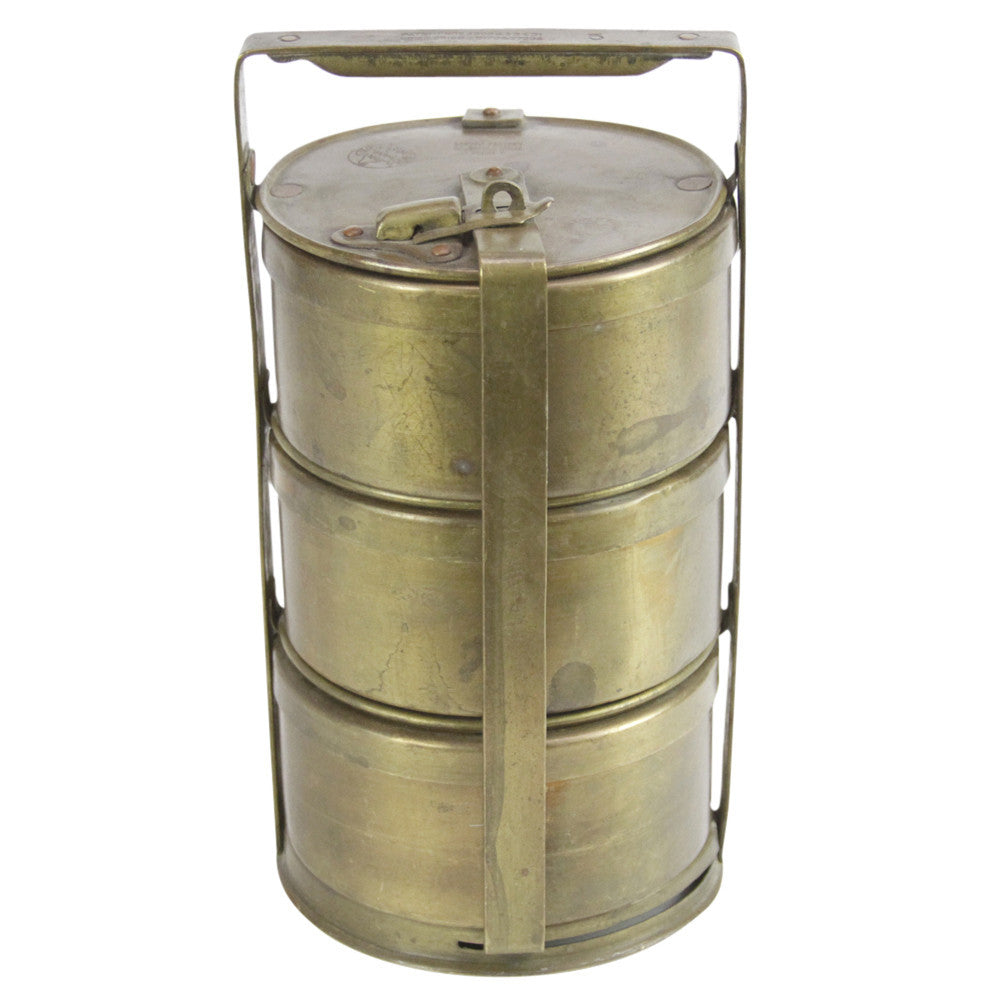Vintage Brass Lunch Box