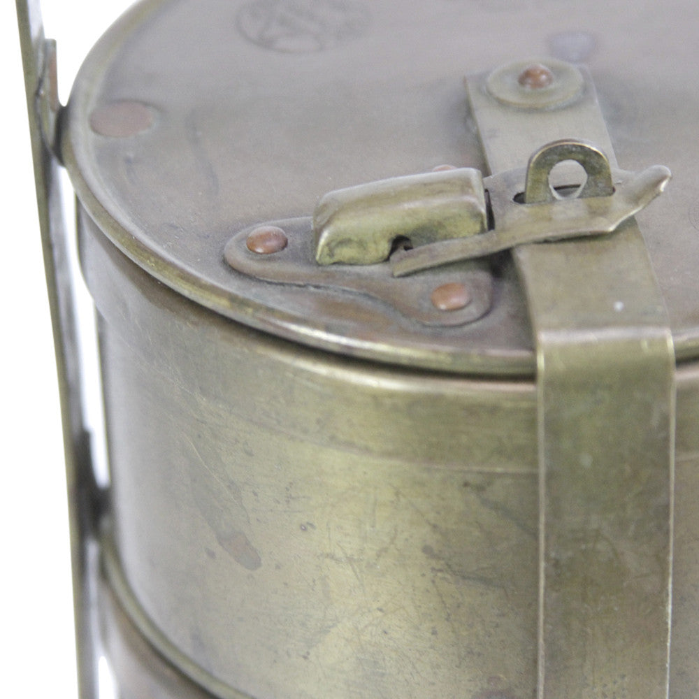 Vintage Brass Lunch Box
