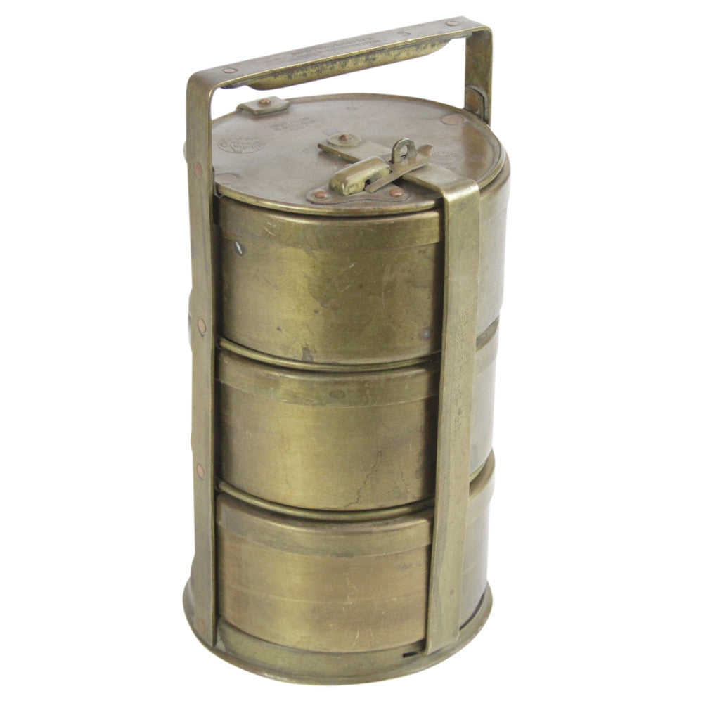 Vintage Brass Lunch Box