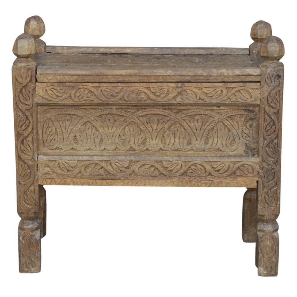 Carved Swat Dowry Chest