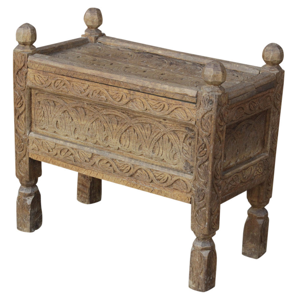 Carved Swat Dowry Chest
