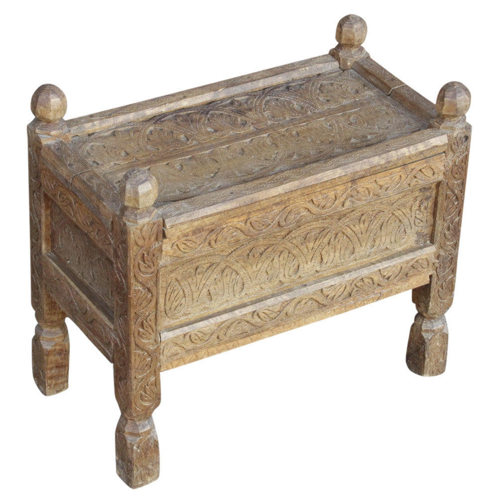Carved Swat Dowry Chest