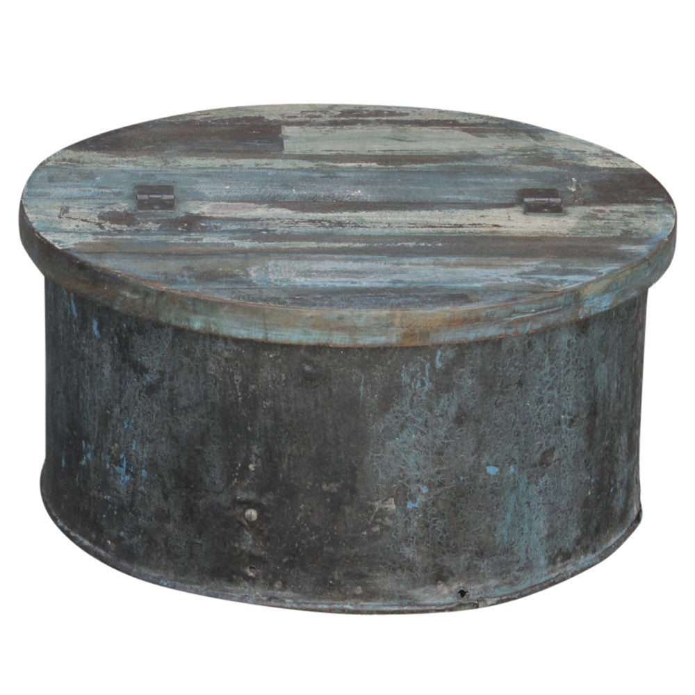 Round Grain Drum Table