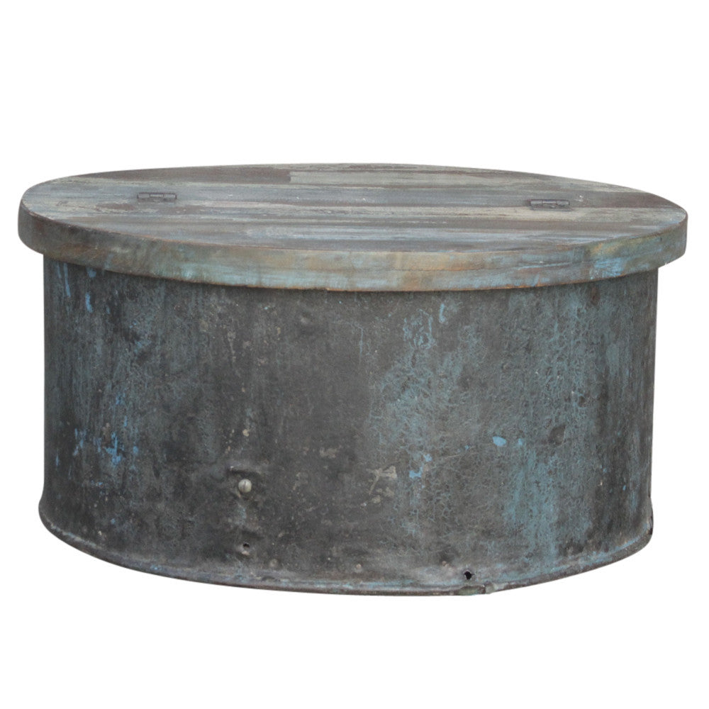 Round Grain Drum Table