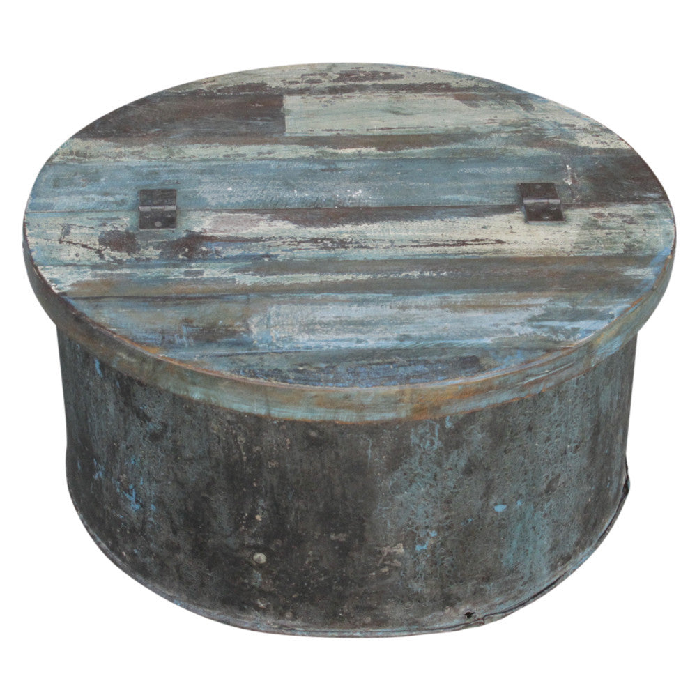Round Grain Drum Table