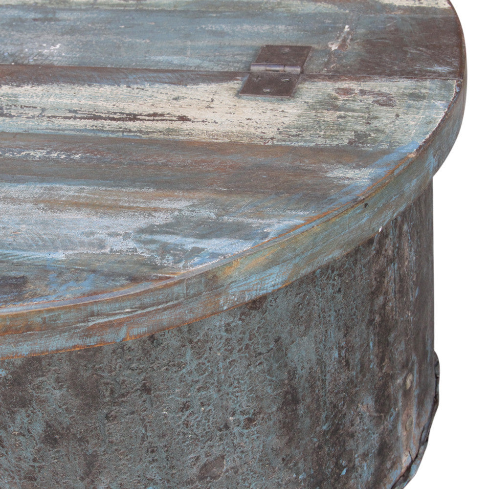 Round Grain Drum Table