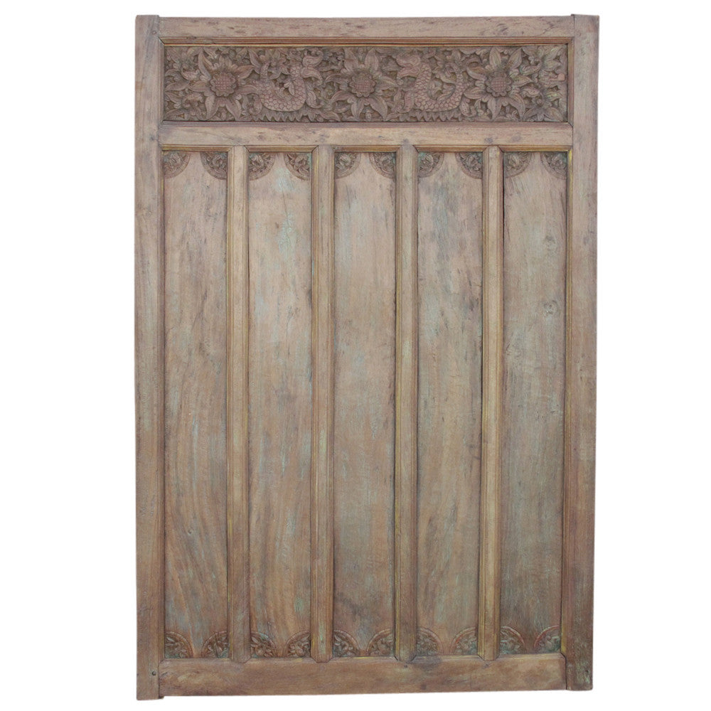 Carved Dragon Architectural Panel