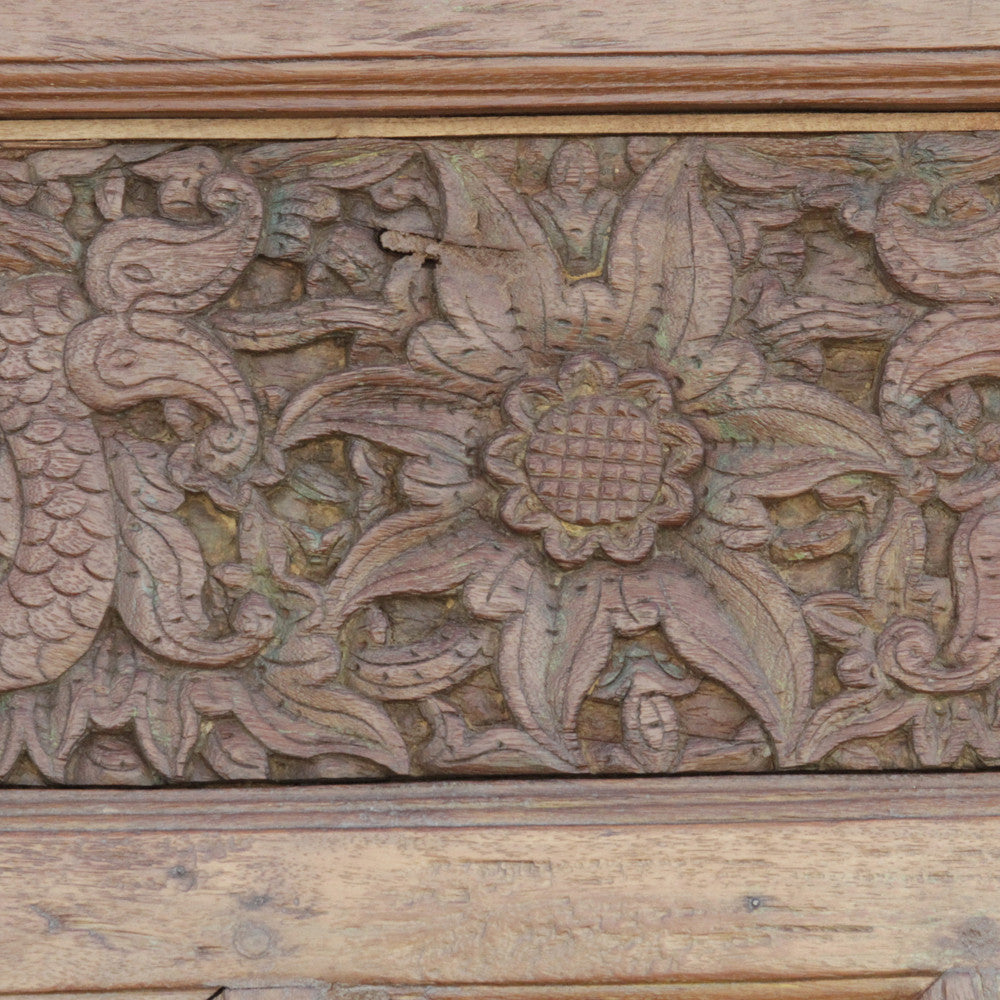 Carved Dragon Architectural Panel