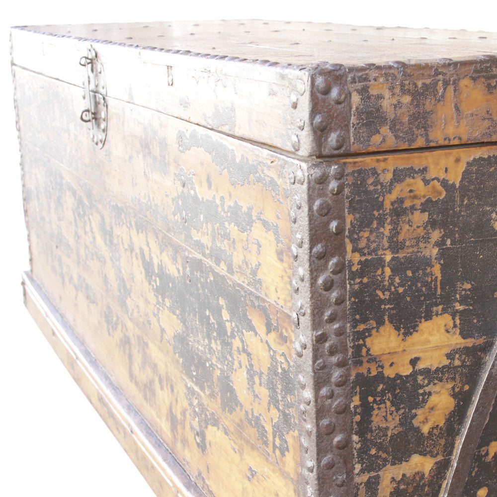 19th C. Tibetan Merchant Trunk