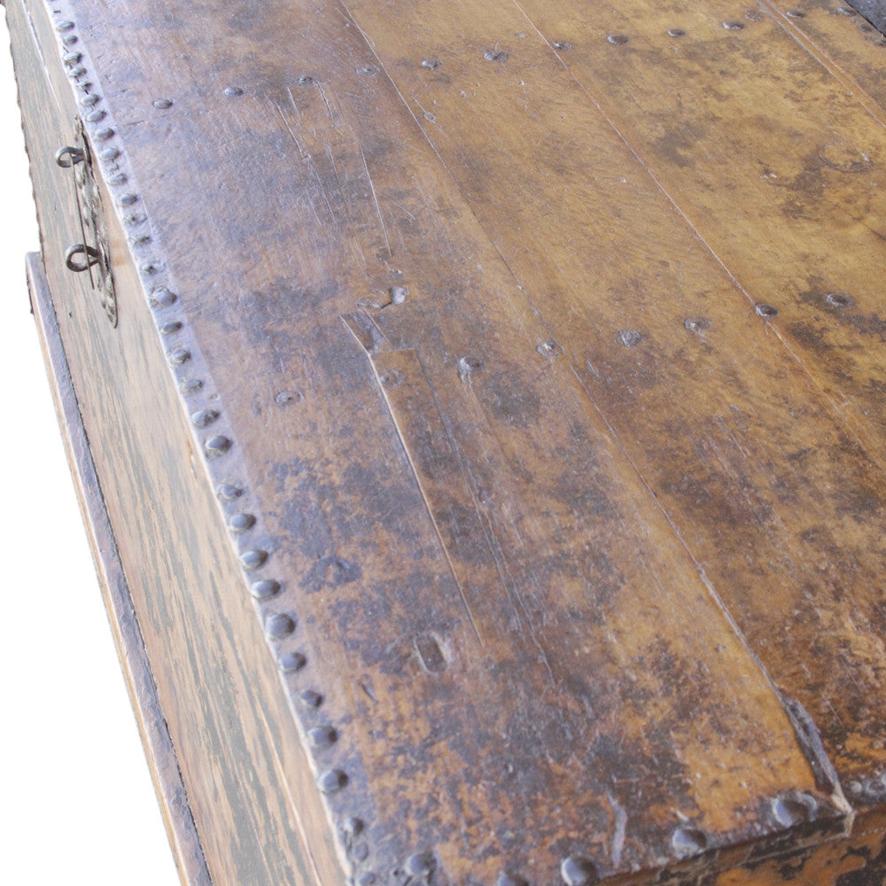19th C. Tibetan Merchant Trunk