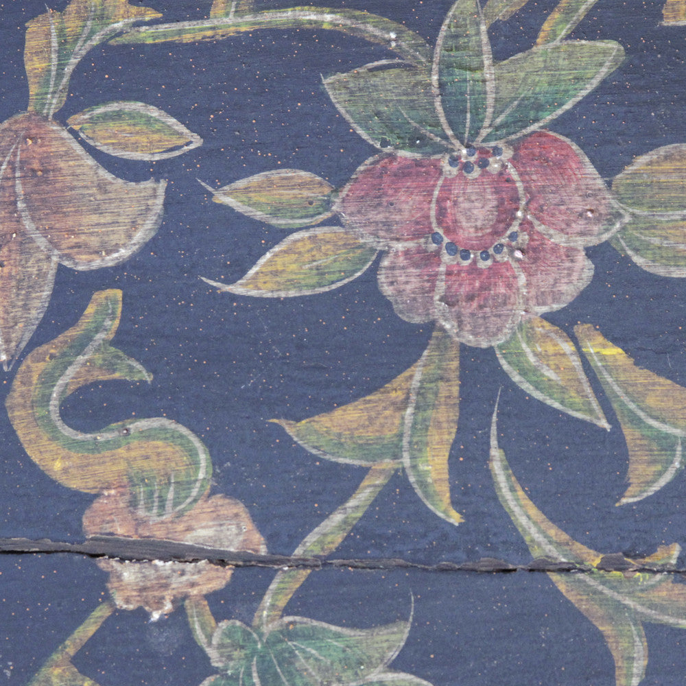 Floral Slant-Front Desk Box