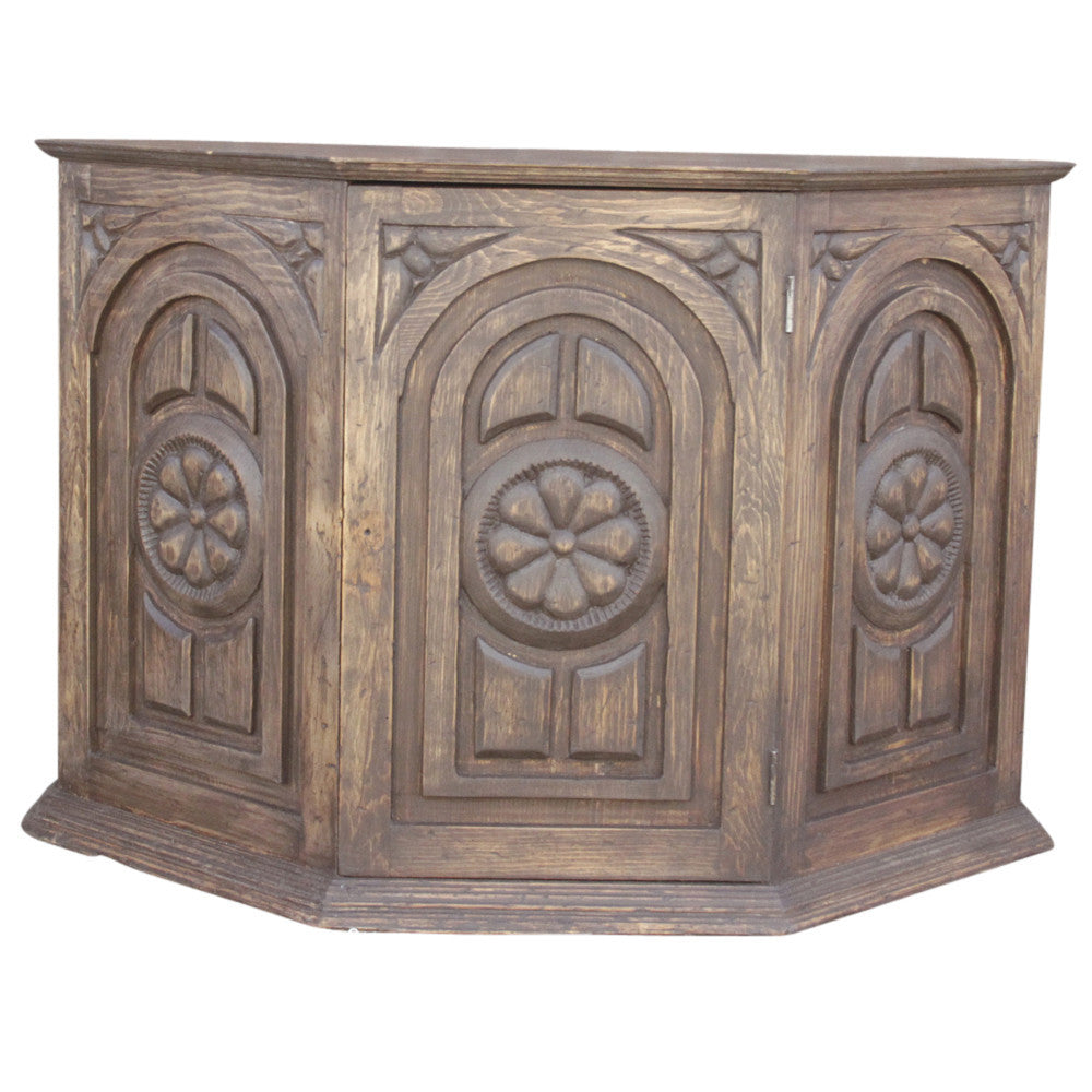Colonial Floral Carved Buffet