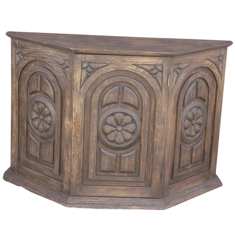 Colonial Floral Carved Buffet