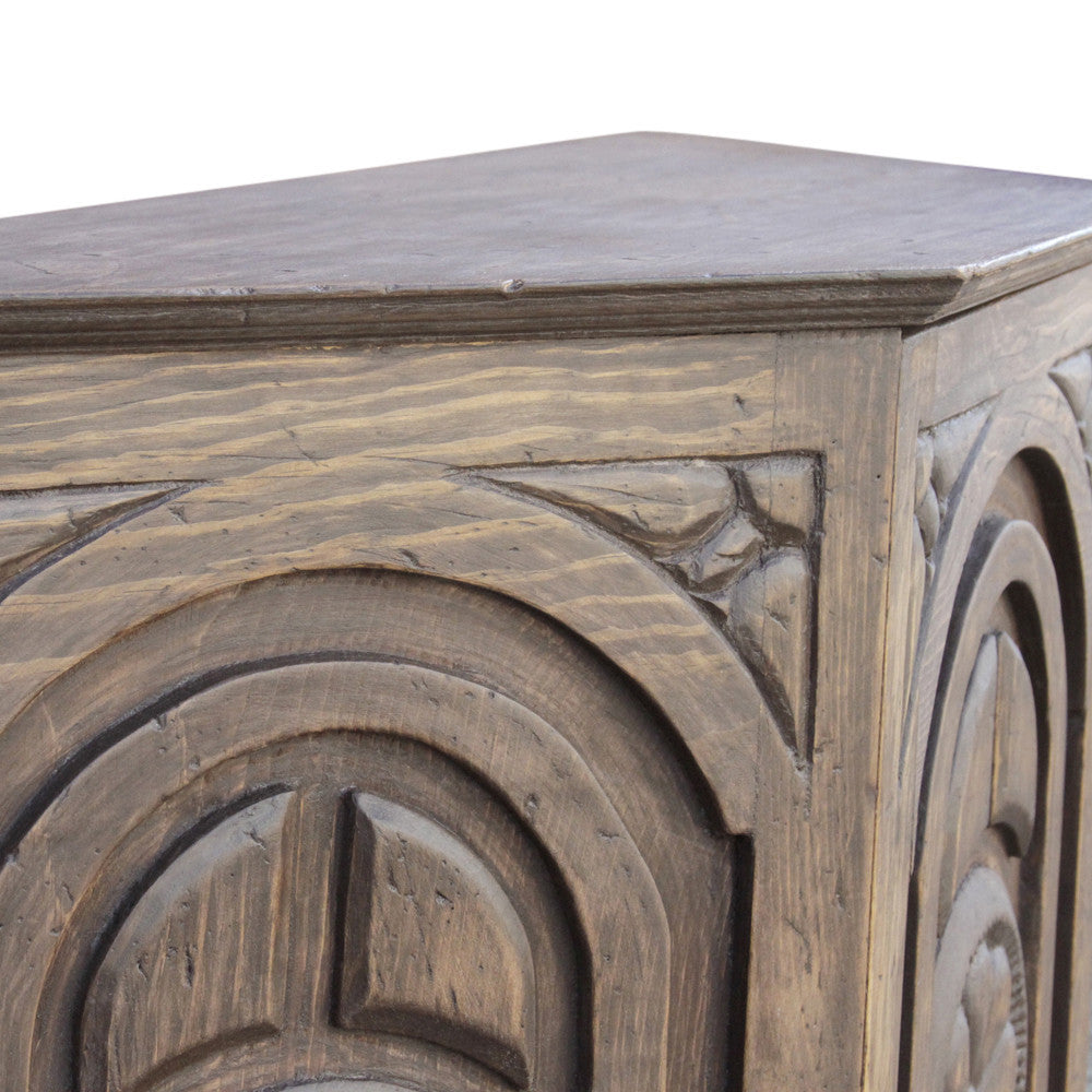 Colonial Floral Carved Buffet