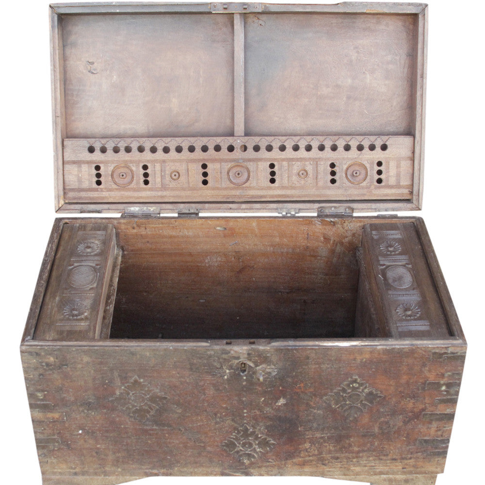 19th Century Campaign Dowry Trunk