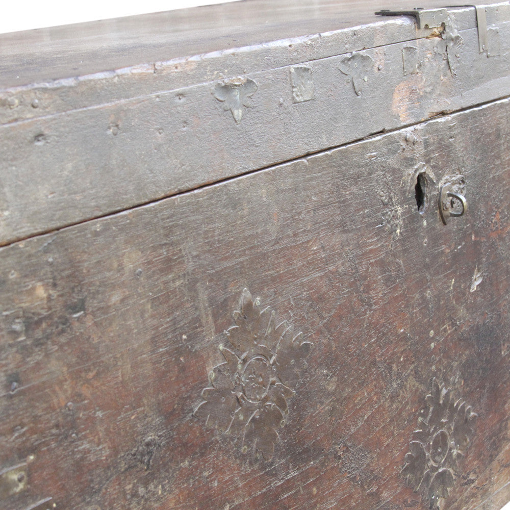 19th Century Campaign Dowry Trunk