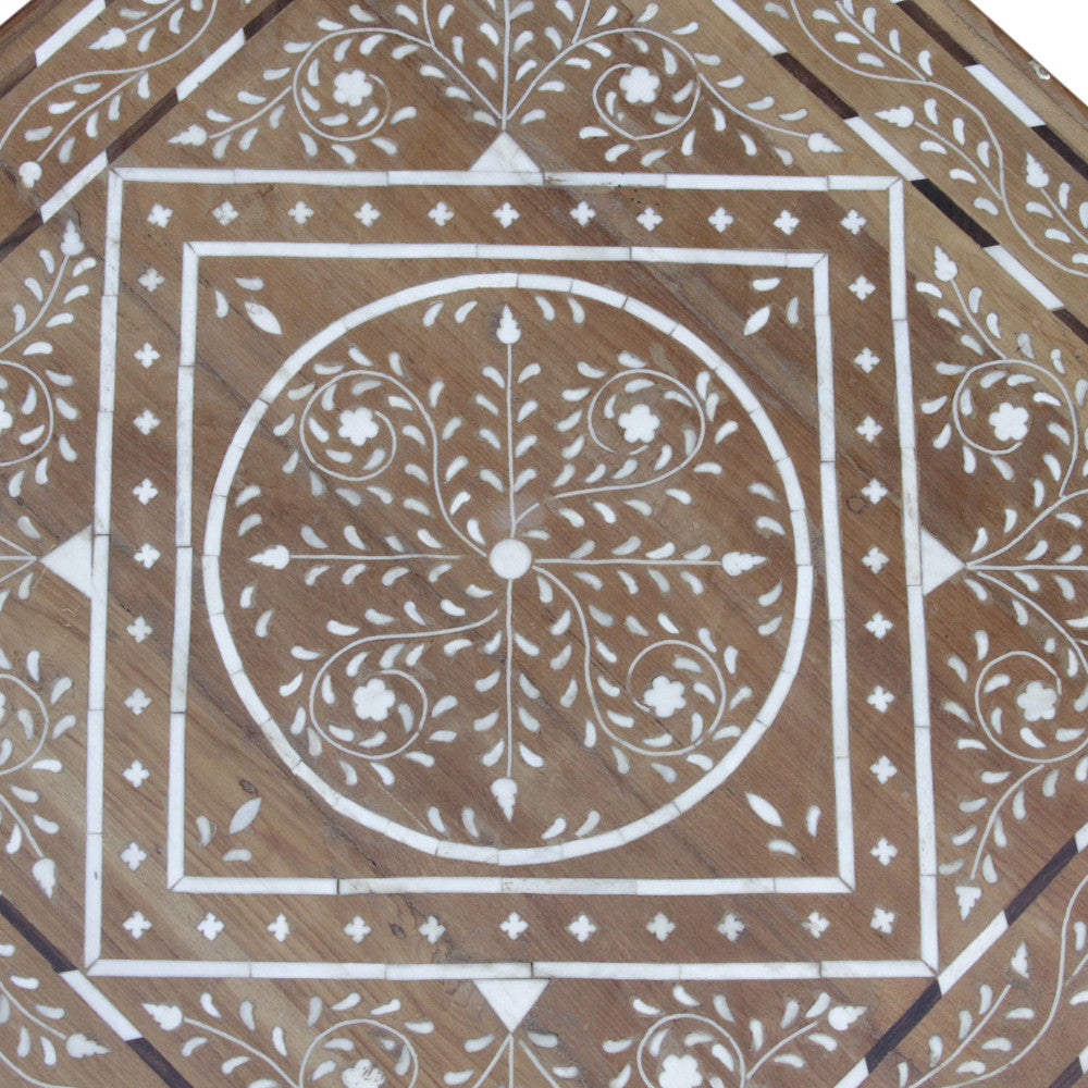 Large Carved Leg Bone Inlay Bajot
