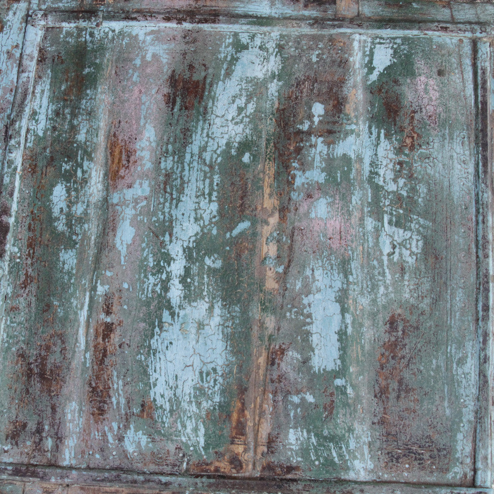 Distressed Turquoise Bajot Table