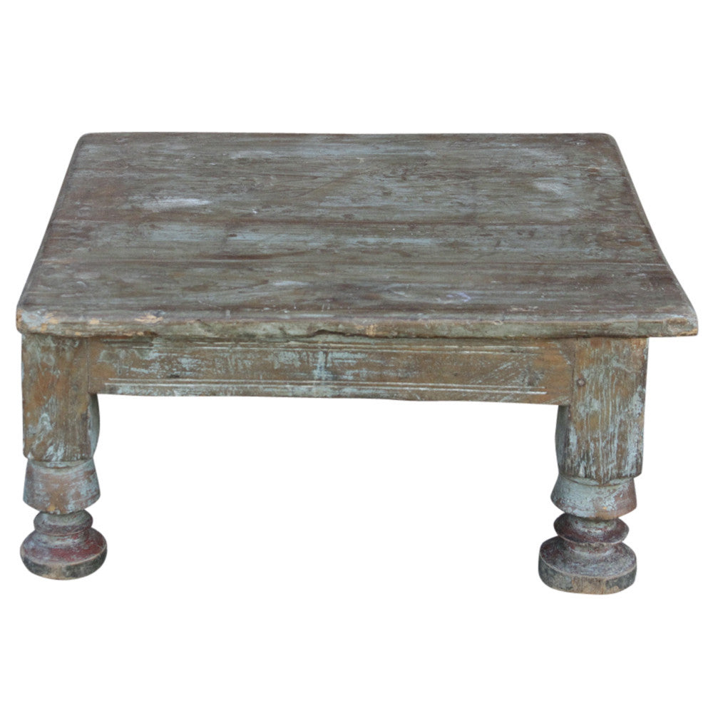 Large Distressed Bajot Low Table