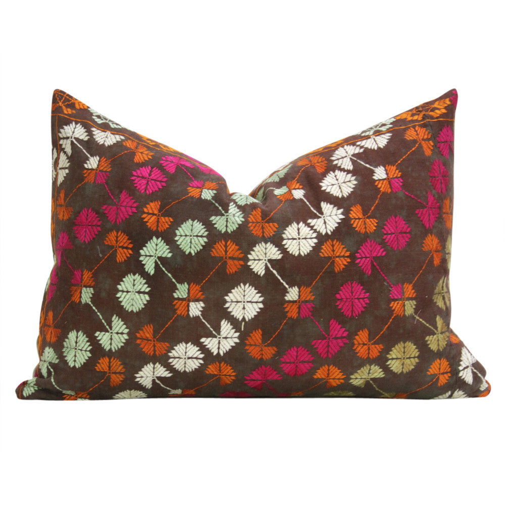 Madhur Phulkari Pillows, Pair