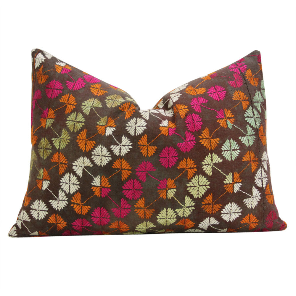 Madhur Phulkari Pillows, Pair