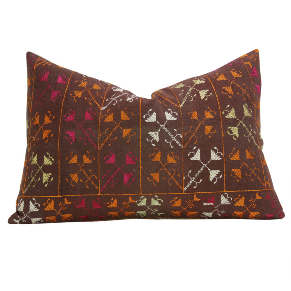 Hazara Phulkari Pillows, Pair