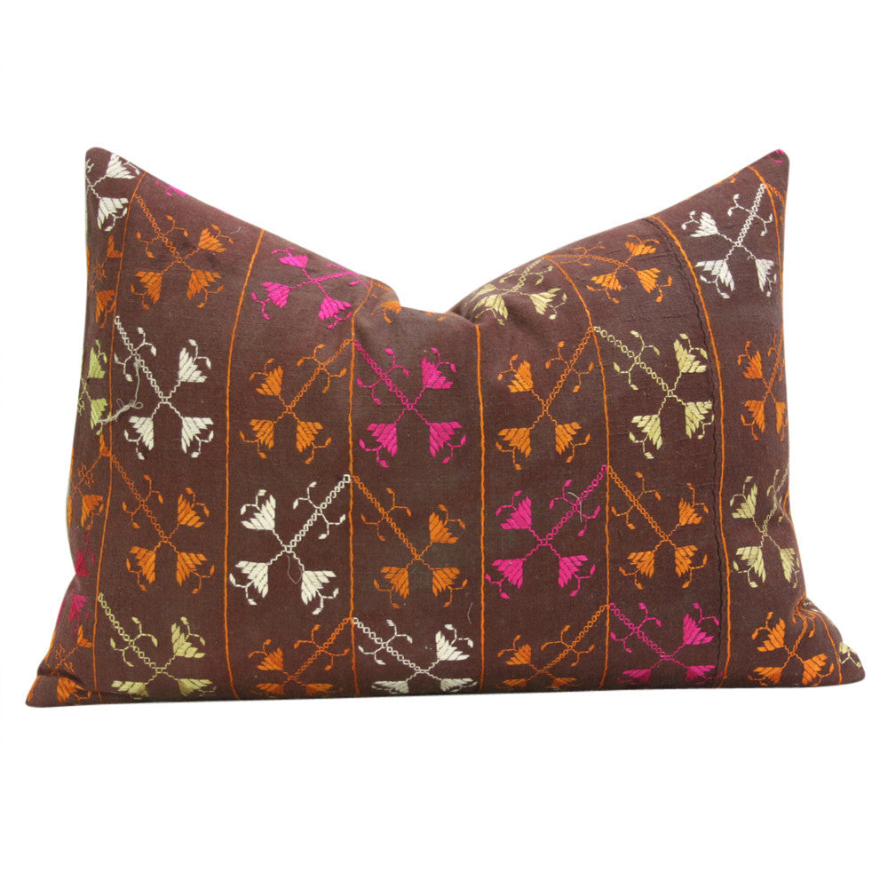 Hazara Phulkari Pillows, Pair