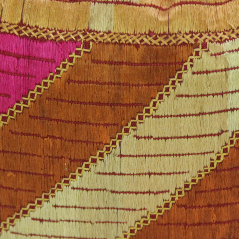 Royal Silky Phulkari Pillows, Pair