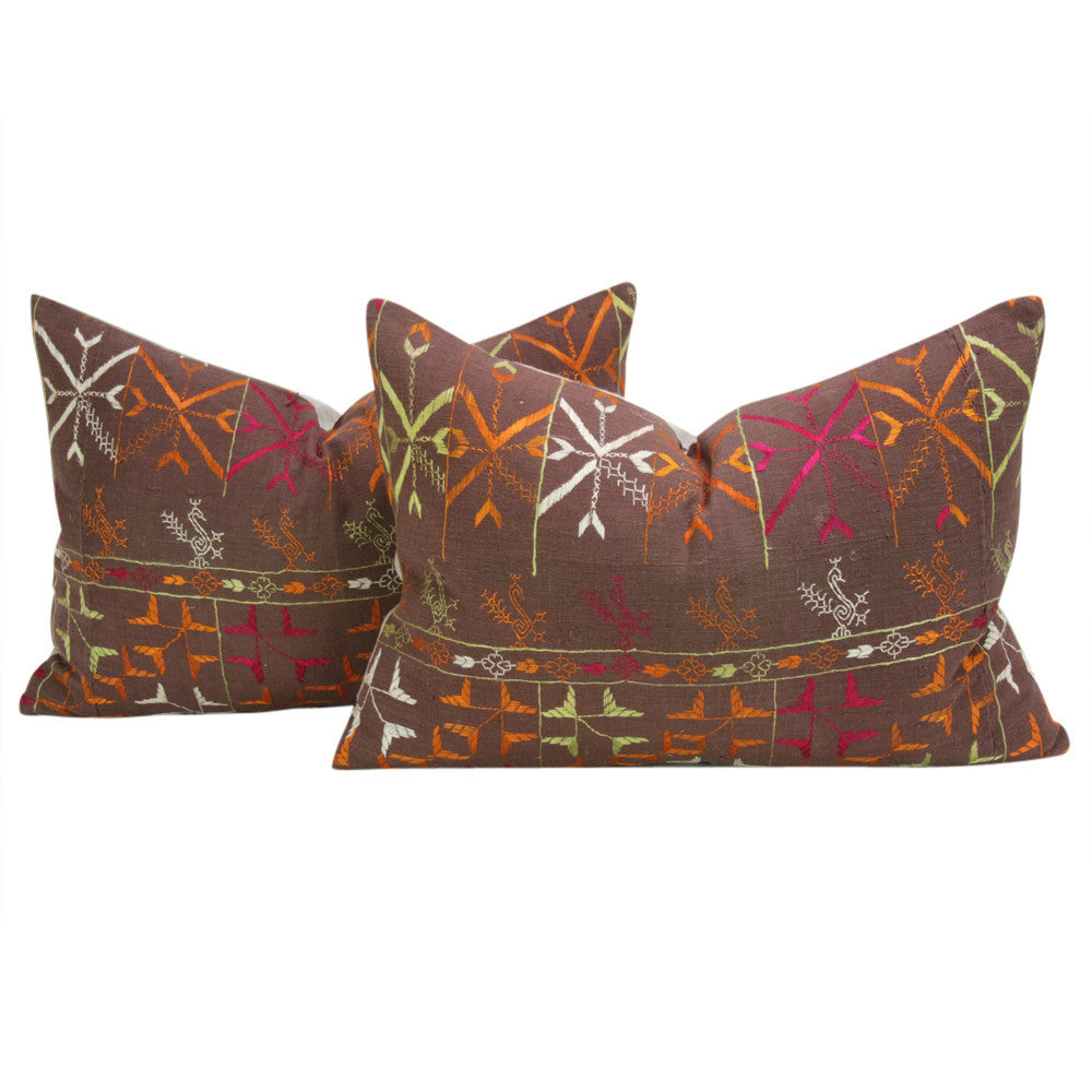 Rawal Phulkari Pillows, Pair