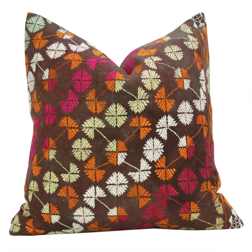 Fullan Phulkari Pillows, Pair