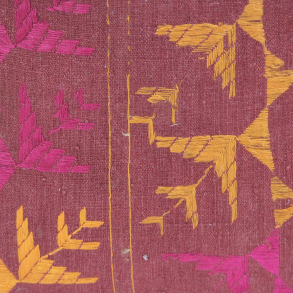 Tuli Phulkari Pillows, Pair