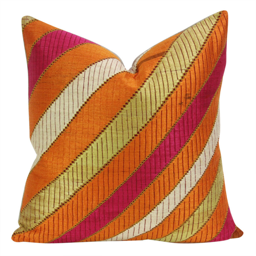 Saini Phulkari Pillows, Pair